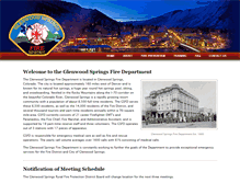 Tablet Screenshot of glenwoodfire.com